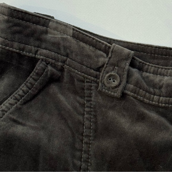 Sundance Nightfall Velvet Cargo Pants, Sz 14, Charcoal, NWOT w/ imperfections - Picture 11 of 16